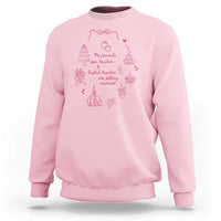 My Favorite Gym Teacher and English Teacher Are Getting Married Sweatshirt Retro Coquette Bow Wedding Love Story - Wonder Print Shop