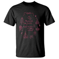 My Favorite Gym Teacher and English Teacher Are Getting Married T Shirt Retro Coquette Bow Wedding Love Story - Wonder Print Shop