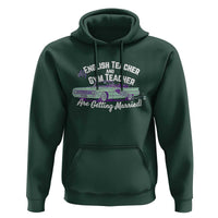 My English Teacher and Gym Teacher Are Getting Married Hoodie Vintage Car Wedding Getaway - Wonder Print Shop
