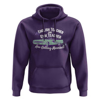 My English Teacher and Gym Teacher Are Getting Married Hoodie Vintage Car Wedding Getaway - Wonder Print Shop