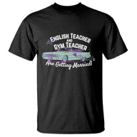 My English Teacher and Gym Teacher Are Getting Married T Shirt Vintage Car Wedding Getaway - Wonder Print Shop