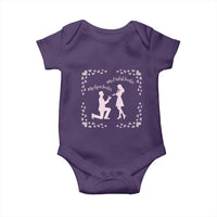 My English Teacher and Gym Teacher Are Getting Married Baby Onesie She Said Yes Love Story Romance - Wonder Print Shop