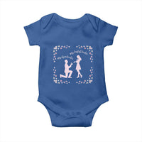 My English Teacher and Gym Teacher Are Getting Married Baby Onesie She Said Yes Love Story Romance - Wonder Print Shop