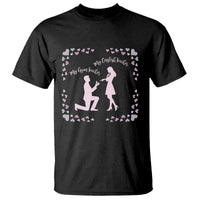 My English Teacher and Gym Teacher Are Getting Married T Shirt She Said Yes Love Story Romance - Wonder Print Shop