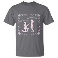 My English Teacher and Gym Teacher Are Getting Married T Shirt She Said Yes Love Story Romance - Wonder Print Shop