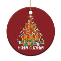 Merry Glizzmas Christmas Ornament Funny Hotdog Christmas Tree - Wonder Print Shop