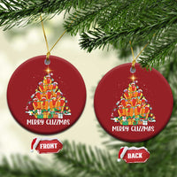Merry Glizzmas Christmas Ornament Funny Hotdog Christmas Tree - Wonder Print Shop