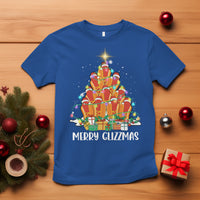 Merry Glizzmas T Shirt Funny Hotdog Christmas Tree - Wonder Print Shop