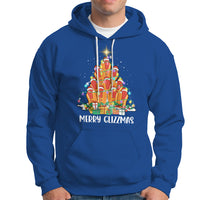 Merry Glizzmas Hoodie Funny Hotdog Christmas Tree - Wonder Print Shop