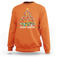 Merry Glizzmas Sweatshirt Funny Hotdog Christmas Tree - Wonder Print Shop