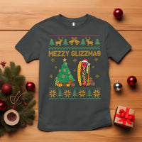 Merry Glizzmas T Shirt Funny Hotdog Xmas Tree Hot Ugly Christmas - Wonder Print Shop