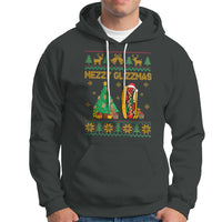 Merry Glizzmas Hoodie Funny Hotdog Xmas Tree Hot Ugly Christmas - Wonder Print Shop