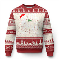 Skeleton Christmas Ugly Christmas Sweater Ho Ho Holy Shit What A Year Funny Boujee Xmas Vibe - Wonder Print Shop