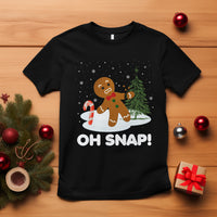 Gingerbread T Shirt Oh Snap Funny Christmas Cookie Baking Squad - Wonder Print Shop