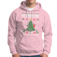 Ugly Christmas Hoodie Oh What Fun Boujee Christmas Tree Funny - Wonder Print Shop