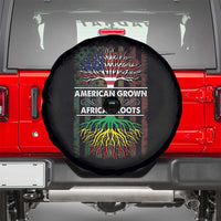 African American Pride Spare Tire Cover American Grown With African Roots African American Flag Tree