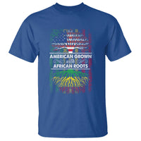 African American Pride T Shirt American Grown With African Roots African American Flag Tree