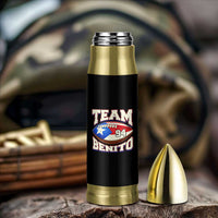 Team Benito Puerto Rico Football Pride Bullet Tumbler Number 94 Vintage Game Day Music Artist Fan