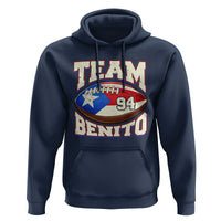 Team Benito Puerto Rico Football Pride Hoodie Number 94 Vintage Game Day Music Artist Fan