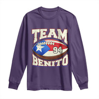 Team Benito Puerto Rico Football Pride Long Sleeve Shirt Number 94 Vintage Game Day Music Artist Fan
