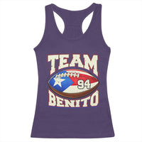 Team Benito Puerto Rico Football Pride Racerback Tank Top Number 94 Vintage Game Day Music Artist Fan