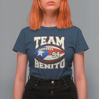 Team Benito Puerto Rico Football Pride T Shirt For Women Number 94 Vintage Game Day Music Artist Fan