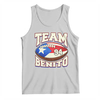 Team Benito Puerto Rico Football Pride Tank Top Number 94 Vintage Game Day Music Artist Fan