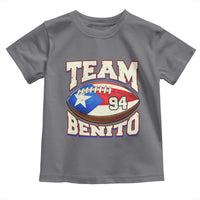 Team Benito Puerto Rico Football Pride Toddler T Shirt Number 94 Vintage Game Day Music Artist Fan