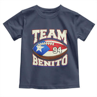 Team Benito Puerto Rico Football Pride Toddler T Shirt Number 94 Vintage Game Day Music Artist Fan