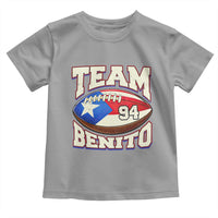 Team Benito Puerto Rico Football Pride Toddler T Shirt Number 94 Vintage Game Day Music Artist Fan