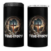 Jesus True Story 4 in 1 Can Cooler Tumbler Resurrection He Is Risen Religious Easter