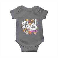 One Way Jesus Baby Onesie Christian Relgion Retro Hippie