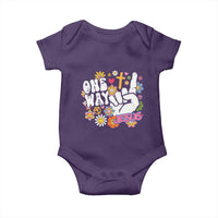 One Way Jesus Baby Onesie Christian Relgion Retro Hippie