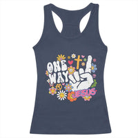 One Way Jesus Racerback Tank Top Christian Relgion Retro Hippie