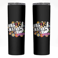 One Way Jesus Skinny Tumbler Christian Relgion Retro Hippie