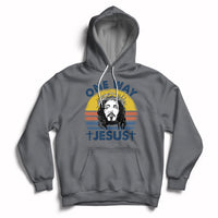 One Way Jesus Christian Relgion Vintage T-shirt, Funny Jesus Shirt, Jesus Believer, Religious Shirt Hoodie - Wonder Print Shop