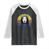 One Way Jesus Raglan Shirt Christian Relgion Retro Vintage