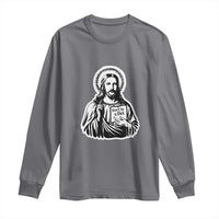 Funny Jesus Saying Long Sleeve Shirt Don't Be A D*ck