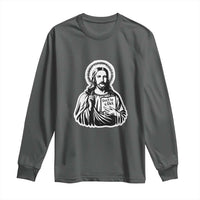 Funny Jesus Saying Long Sleeve Shirt Don't Be A D*ck