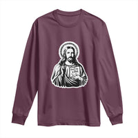 Funny Jesus Saying Long Sleeve Shirt Don't Be A D*ck
