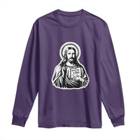 Funny Jesus Saying Long Sleeve Shirt Don't Be A D*ck