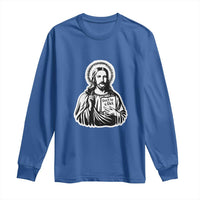 Funny Jesus Saying Long Sleeve Shirt Don't Be A D*ck