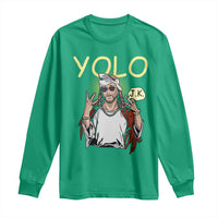 Funny Jesus YOLO JK Long Sleeve Shirt Just Kidding Funny Christian Religious