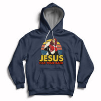 Funny Jesus Has Your Back Jiu Jitsu Retro Christian Vintage Funny Jesus Shirt, Jesus Believer, Religious Shirt Hoodie - Wonder Print Shop