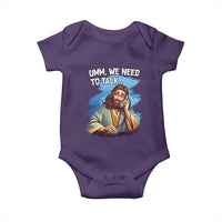 Funny Jesus Baby Onesie We Need To Talk Christian Religious Meme