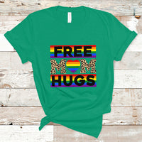 LGBT Mom T Shirt Free Mom Hugs Proud Ally Rainbow Flag LGBT Pride Month - Wonder Print Shop