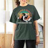 Pickleball Dad T Shirt For Women I Created A Monster She Call Me Dad Pickleball Lover For Father's Day Gifts, Pickleball - Wonder Print Shop