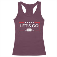 Let's Go Taco Racerback Tank Top Tacos for President Political Satire