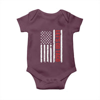 Funny Let's Go Taco Baby Onesie Stars and Stripes Political Satire