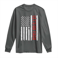 Funny Let's Go Taco Long Sleeve Shirt Stars and Stripes Political Satire